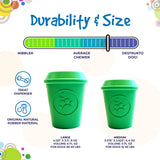 Coffee Cup Rubber Dog Chew Toy for Power Chewers | Treat Dispenser | USA Made - SodaPup/True Dogs, LLC - Flyclothing LLC