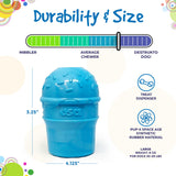 Ice Cream Cone Rubber Dog Chew Toy | Treat Dispenser | USA Made | SodaPup - SodaPup/True Dogs, LLC - Flyclothing LLC