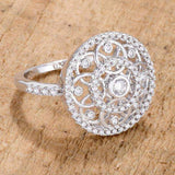 .5 Ct Interlocking Circles Ring with CZ - JGI - Flyclothing LLC