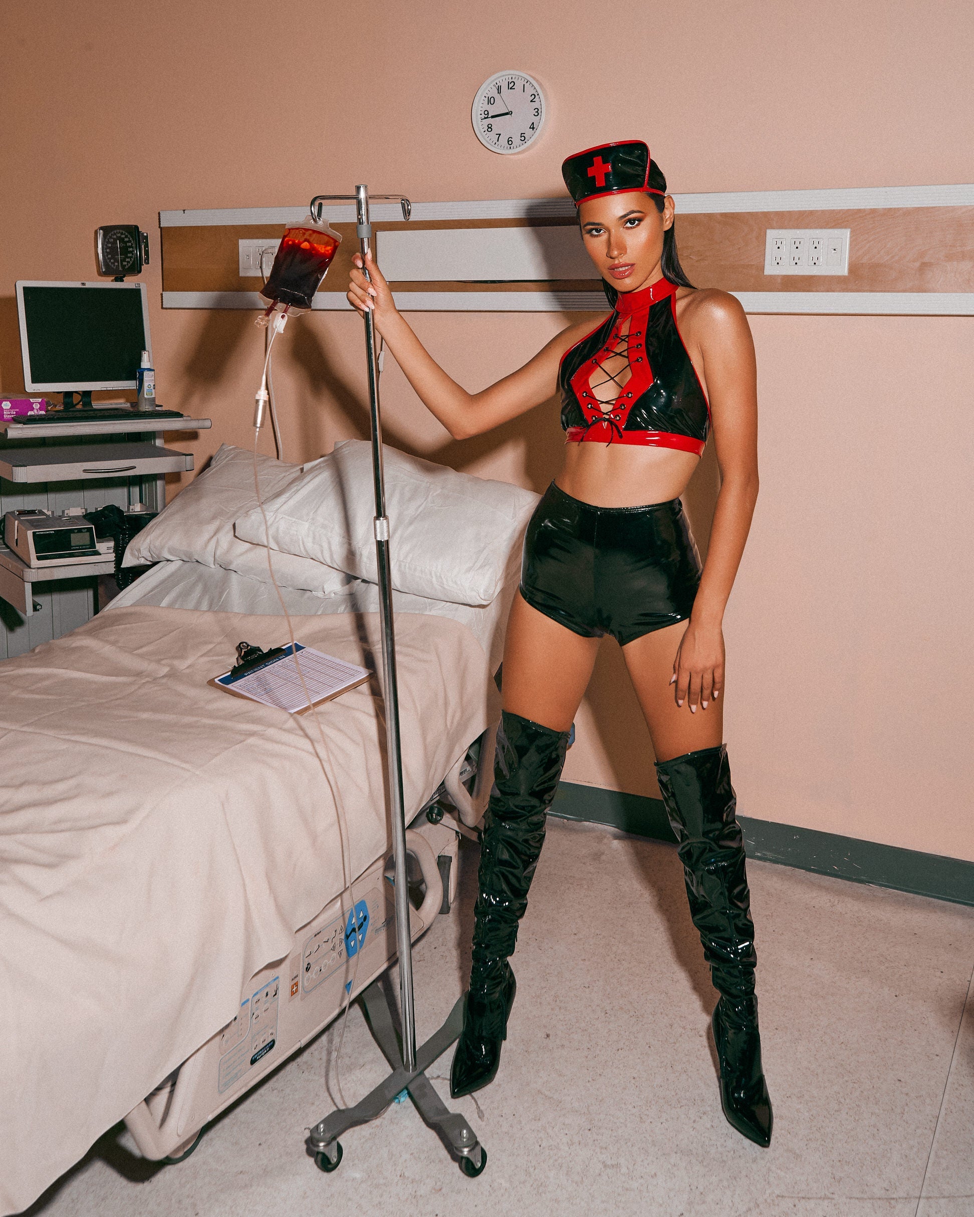 Roma Costume 3pc Kinky Nurse Costume 5005 - Roma Costume - Flyclothing LLC