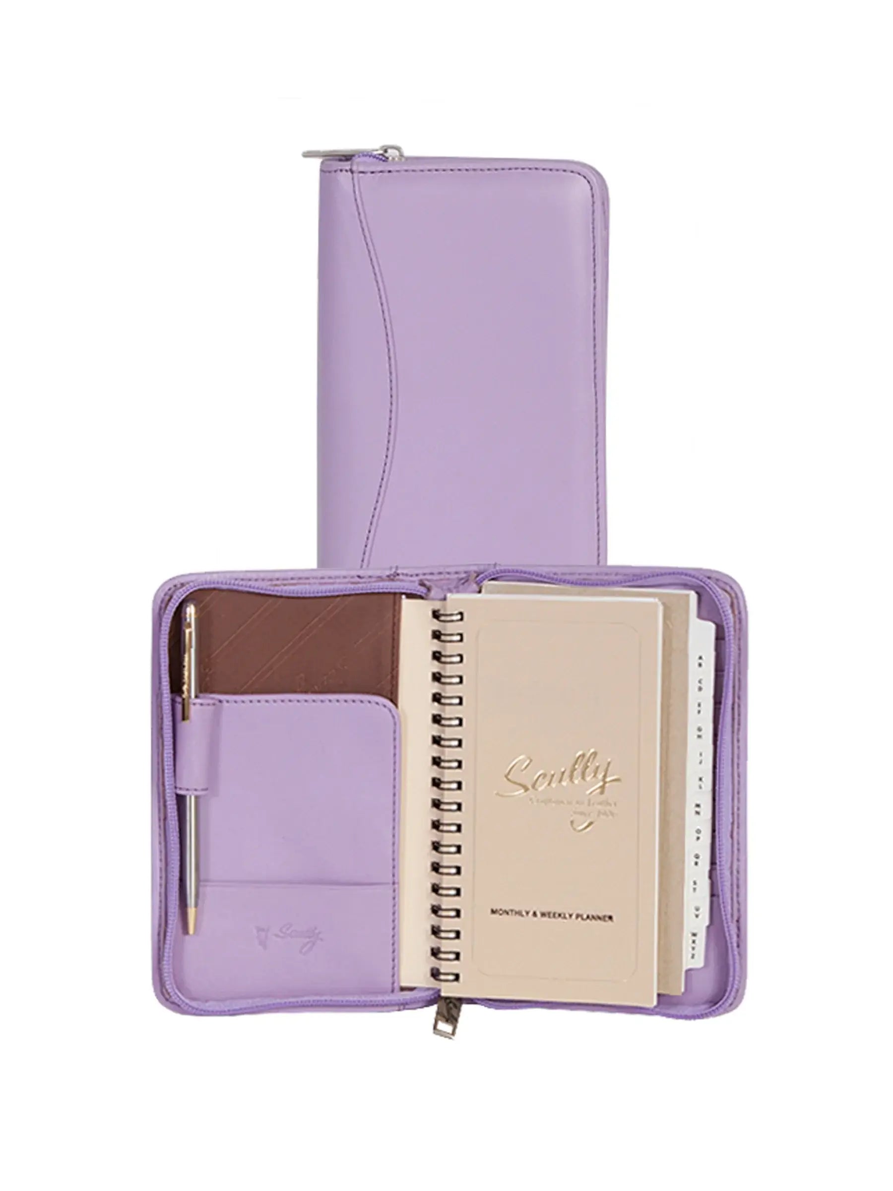 Scully LAVENDER WIREBOUND ZIP POCKET - Scully Leather - Flyclothing LLC