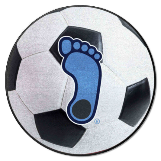 North Carolina Tar Heels Soccer Ball Rug - 27in. Diameter, Tar Heel Logo - North Carolina