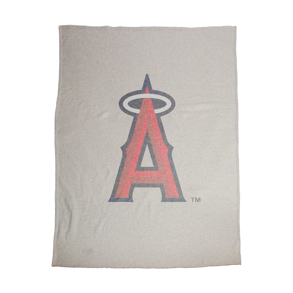 LA Angels Oversized Logo Sublimated Sweatshirt Blanket - Logo Brands - Flyclothing LLC