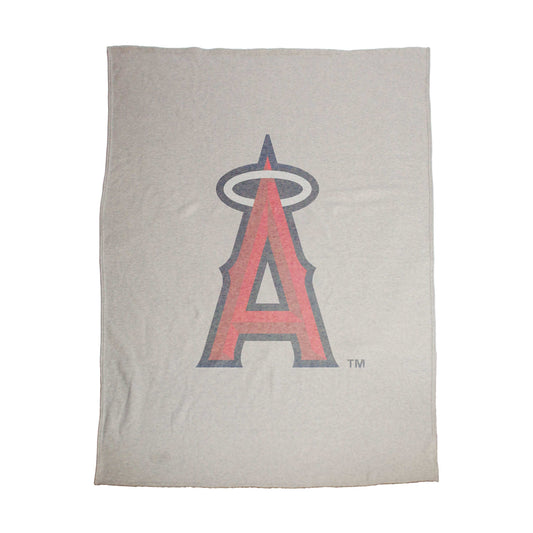 LA Angels Oversized Logo Sublimated Sweatshirt Blanket - Logo Brands - Flyclothing LLC