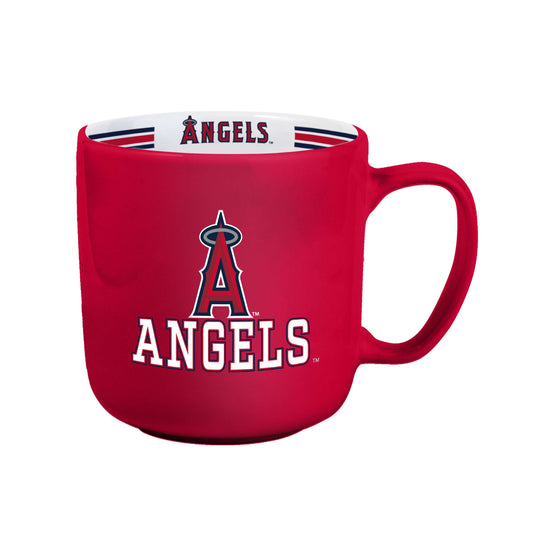LA Angels 15oz Stripe Mug - Logo Brands - Flyclothing LLC