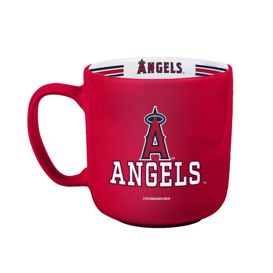 LA Angels 15oz Stripe Mug - Logo Brands - Flyclothing LLC
