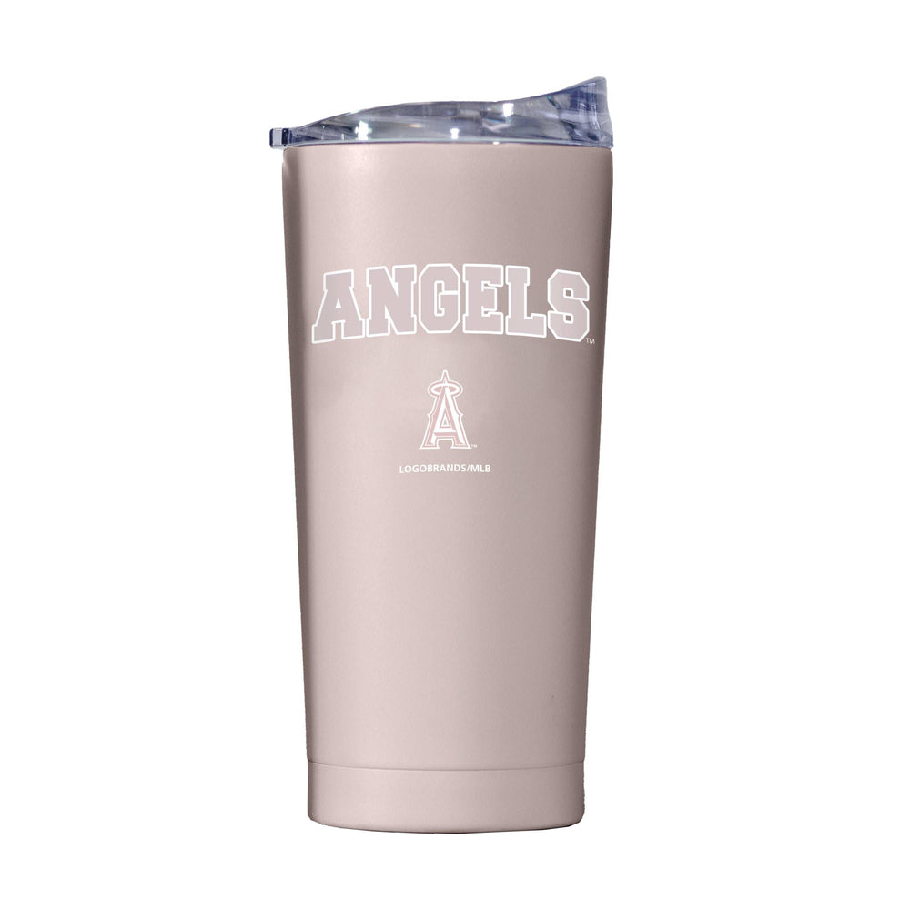 LA Angels 20oz Stencil Powder Coat Tumbler - Logo Brands - Flyclothing LLC