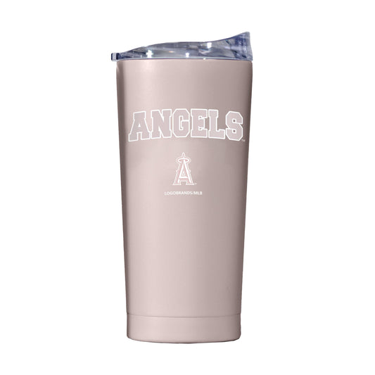 LA Angels 20oz Stencil Powder Coat Tumbler - Logo Brands - Flyclothing LLC