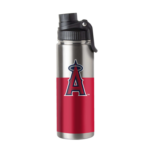 LA Angels 21oz Colorblock Twist Top Water Bottle - Logo Brands - Flyclothing LLC