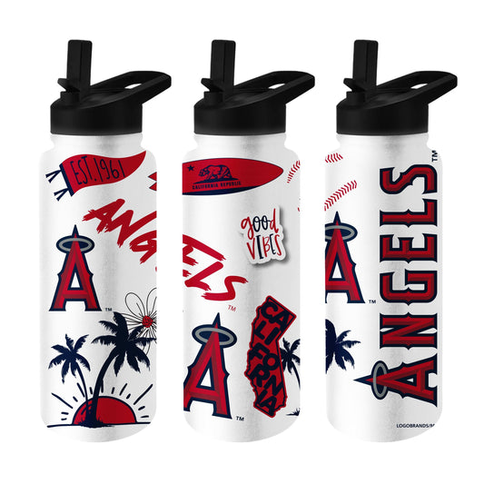 LA Angels 34oz Native Quencher Bottle - Logo Brands - Flyclothing LLC