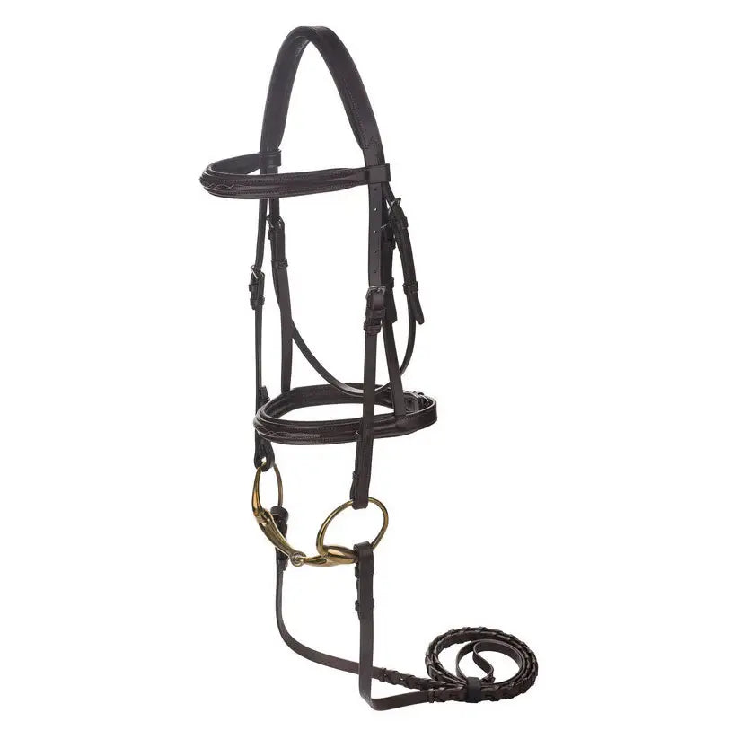 Henri de Rivel Advantage Mono Crown Padded Bridle - Breeches.com - Flyclothing LLC