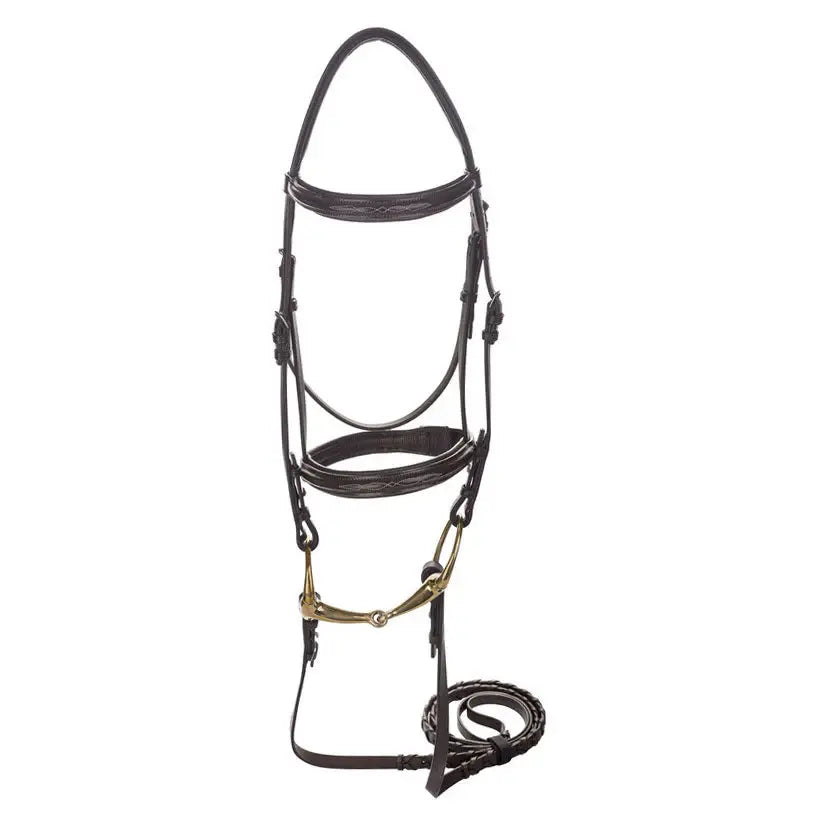 Henri de Rivel Advantage Mono Crown Padded Bridle - Breeches.com - Flyclothing LLC