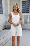 V-Neck Adjustable Strap Romper - Trendsi - Flyclothing LLC