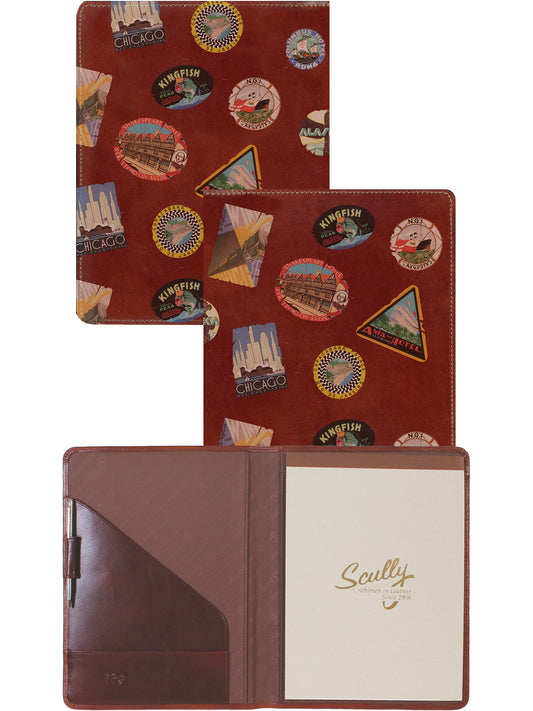 Scully Leather letter size pad