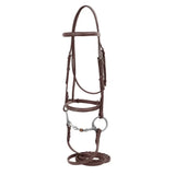Henri de Rivel Advantage Fancy Raised Snaffle Bridle With Laced Reins - Breeches.com - Flyclothing LLC