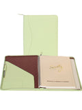 Scully Leather zip letter pad