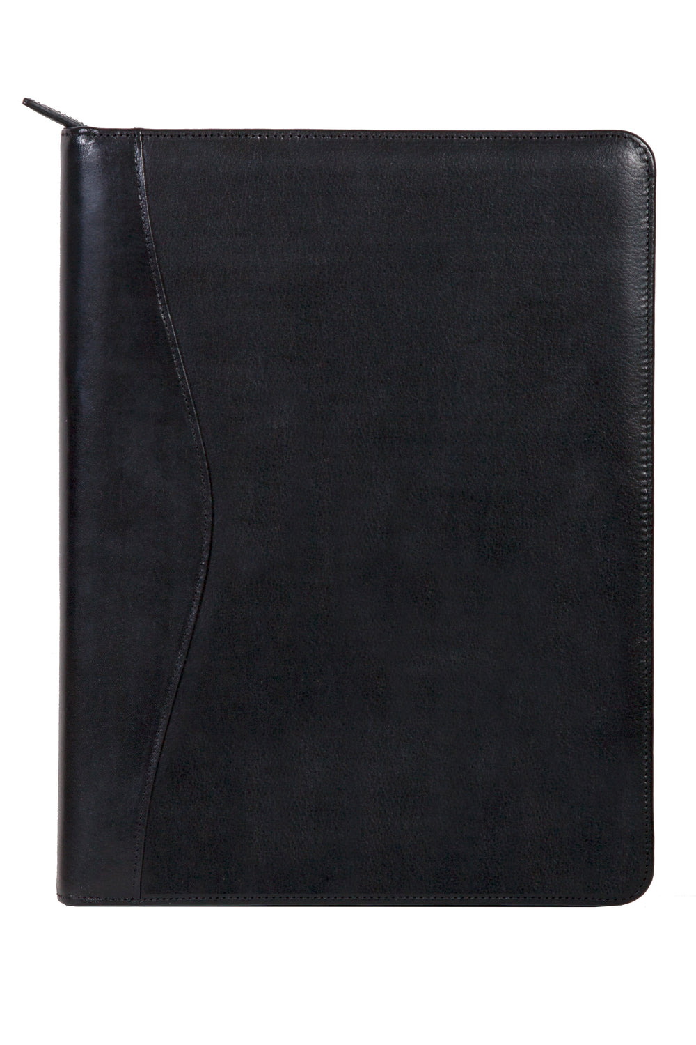 Scully Leather Black Zip Letter Size Pad