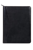 Scully Leather Black Zip Letter Size Pad