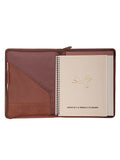 Scully Leather zip planner and letter pad