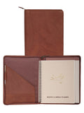 Scully Leather zip planner and letter pad
