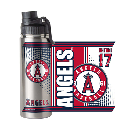 LA Angels 21oz Hero Twist Top Water Bottle Shohei Ohtani - Logo Brands - Flyclothing LLC