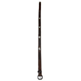 Rockmount Ranch Wear 502 brn s b 2 brown western belt with backet conchos - Rockmount Clothing - Flyclothing LLC