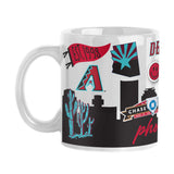 Arizona Diamondbacks 11oz Native Sublimated Mug - Logo Brands - Flyclothing LLC