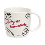 Arizona Diamondbacks 18oz Playmaker Mug - Logo Brands - Flyclothing LLC