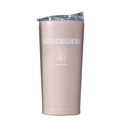 Arizona Diamondbacks 20oz Stencil Powder Coat Tumbler - Logo Brands - Flyclothing LLC