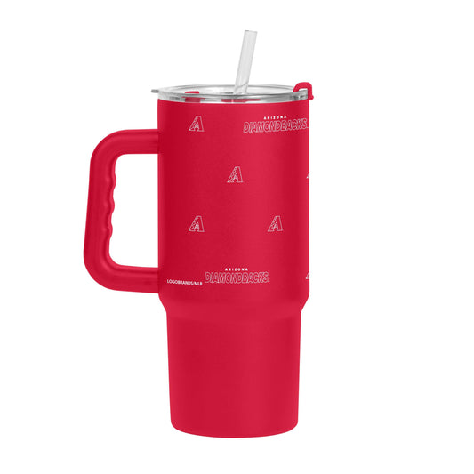 Arizona Diamondbacks 24oz Step And Repeat Tumbler w/Handle - Logo Brands - Flyclothing LLC