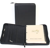 Carpeta de cuero con cremallera Scully