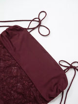 Lace Cutout Tie Shoulder Maxi Dress - Trendsi - Flyclothing LLC