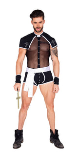 Roma Costume 3pc Sinful Confession Costume 5029 - Roma Costume - Flyclothing LLC