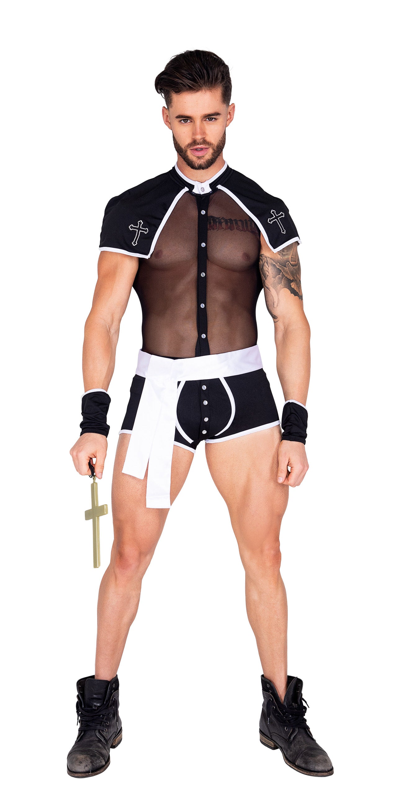 Roma Costume 3pc Sinful Confession Costume 5029 - Roma Costume - Flyclothing LLC