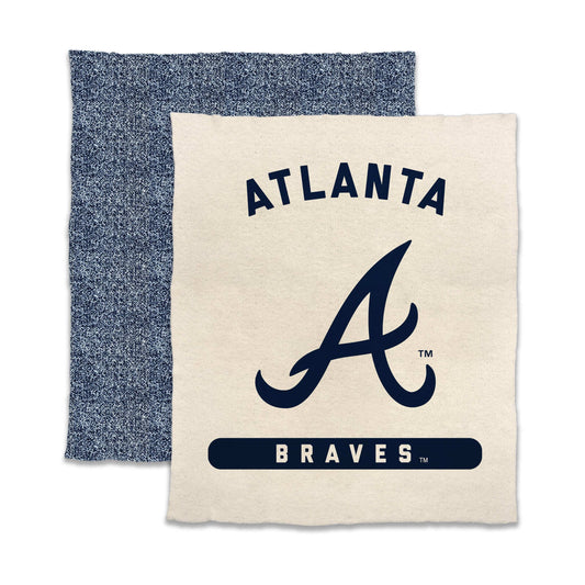 Atlanta Braves Luxe Prime Dreams Throw - Logo Brands - Flyclothing LLC
