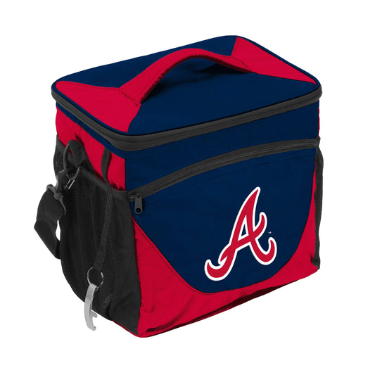 Atlanta Braves 24 Can Cooler - Logo Brands - Flyclothing LLC