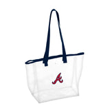 Atlanta Braves Clear Tote - Logo Brands - Flyclothing LLC