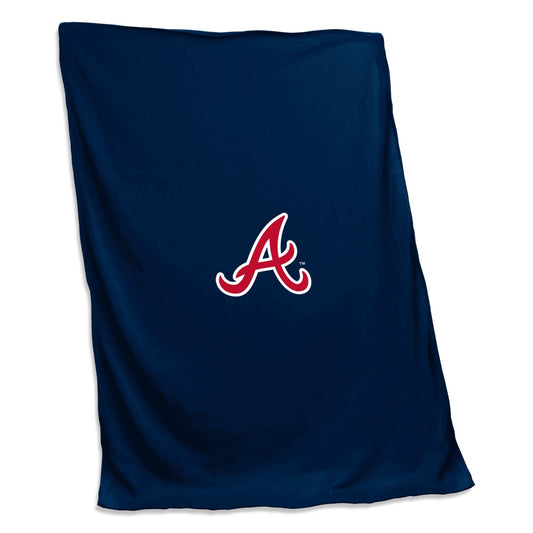 Atlanta Braves Sweatshirt Blanket - Logo Brands - Flyclothing LLC