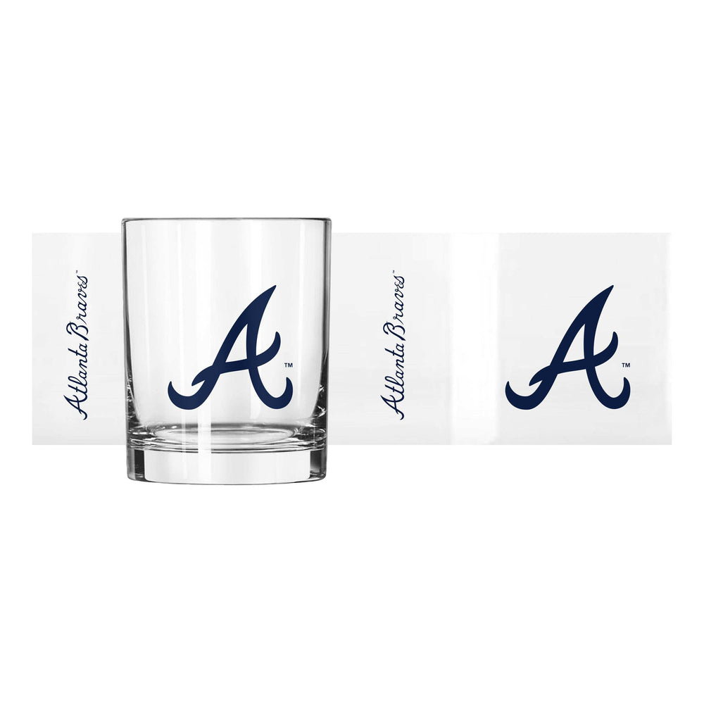 Atlanta Braves 14oz Gameday Rocks Glass - Logo Brands - Flyclothing LLC