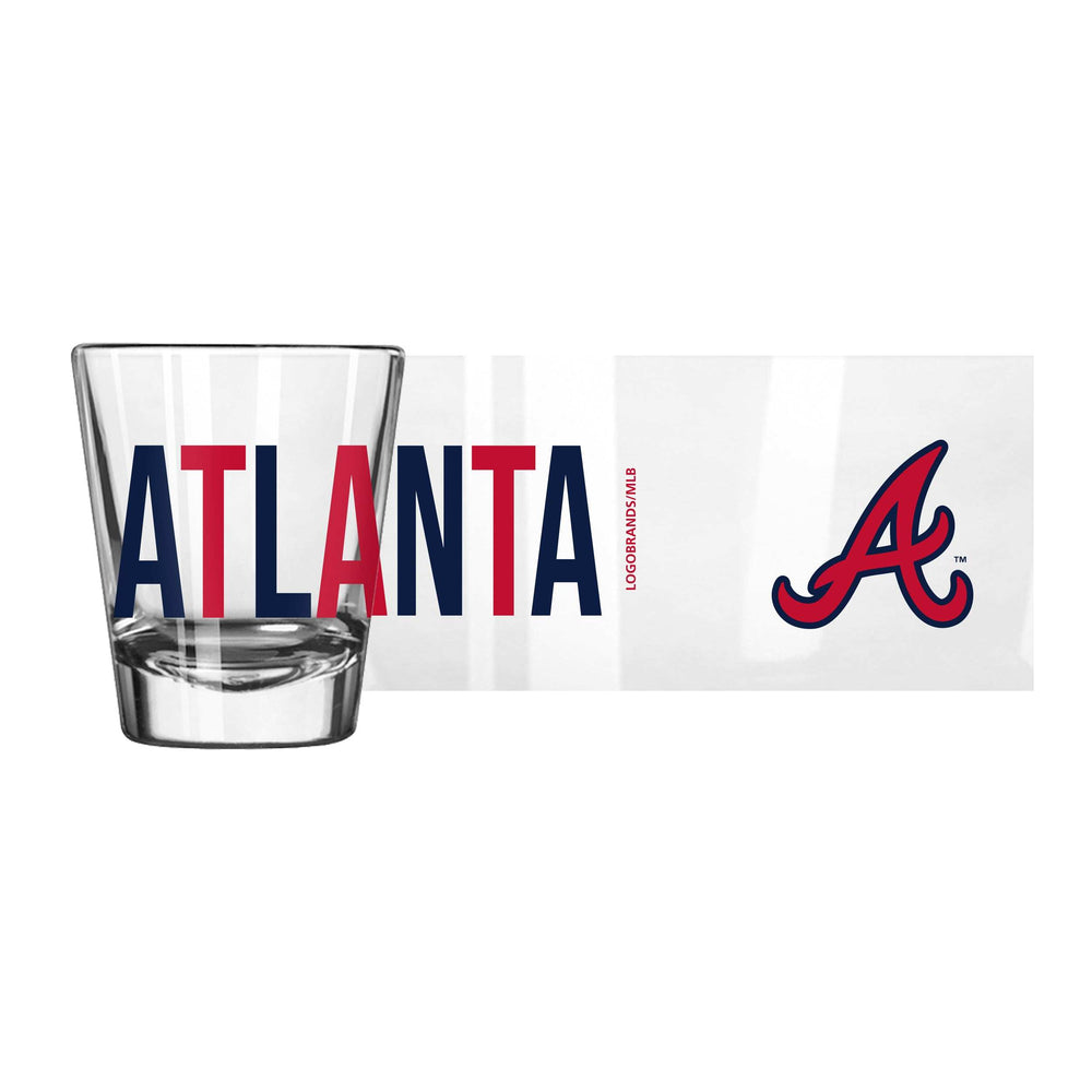 Atlanta Braves 2oz Overtime Shot Glass - Logo Brands - Flyclothing LLC