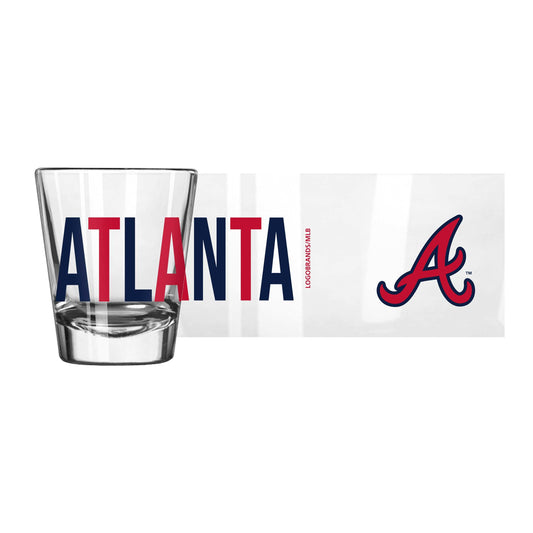 Atlanta Braves 2oz Overtime Shot Glass - Logo Brands - Flyclothing LLC