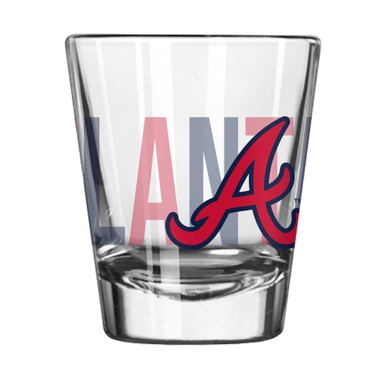 Atlanta Braves 2oz Overtime Shot Glass - Logo Brands - Flyclothing LLC