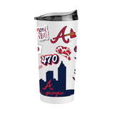Atlanta Braves 20oz Native Powder Coat Tumbler - Logo Brands - Flyclothing LLC