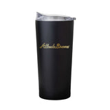 Atlanta Braves 20oz Foil Black Powder Coat Tumbler - Logo Brands - Flyclothing LLC