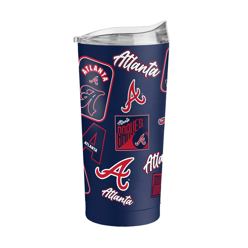 Atlanta Braves 20oz Dream Weave Powder Coat Tumbler - Logo Brands - Flyclothing LLC