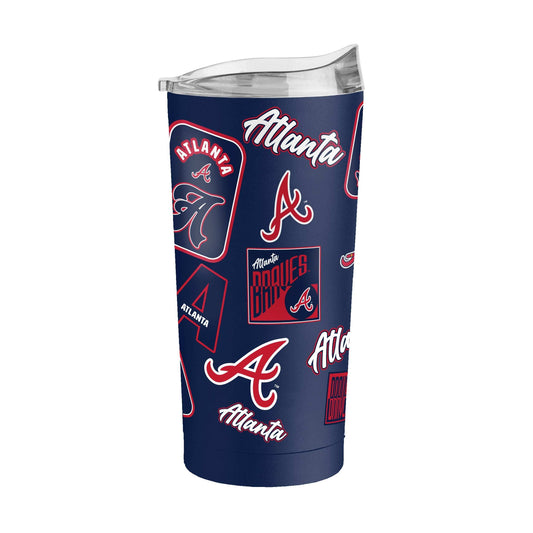 Atlanta Braves 20oz Dream Weave Powder Coat Tumbler - Logo Brands - Flyclothing LLC