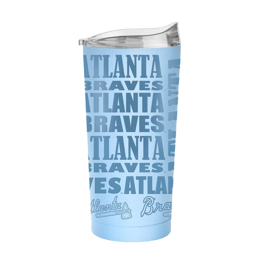 Atlanta Braves 20oz Alternate Replay Powder Coat Tumbler - Logo Brands - Flyclothing LLC