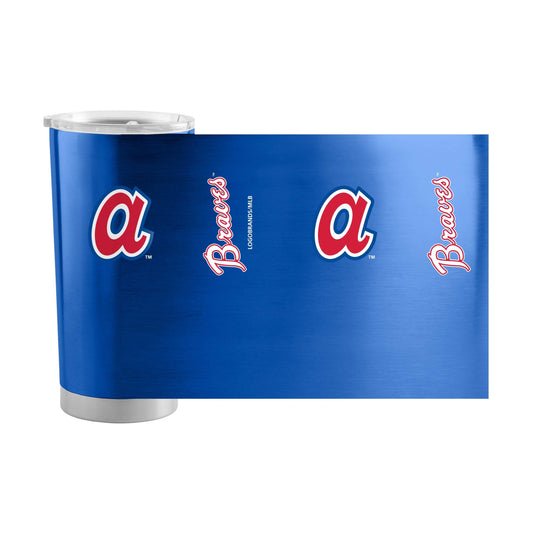Atlanta Braves 20oz Retro A Gameday Stainless Steel Tumbler - Logo Brands - Flyclothing LLC
