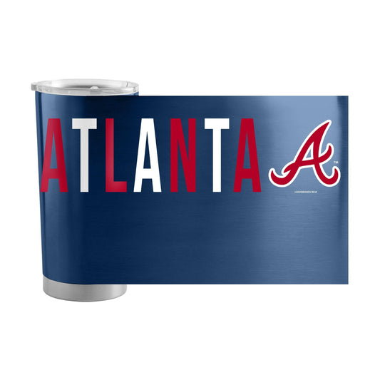 Atlanta Braves 20oz Overtime Stainless Tumbler - Logo Brands - Flyclothing LLC