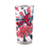 Atlanta Braves 20oz Tie Dye Stainless Steel Tumbler - Logo Brands - Flyclothing LLC